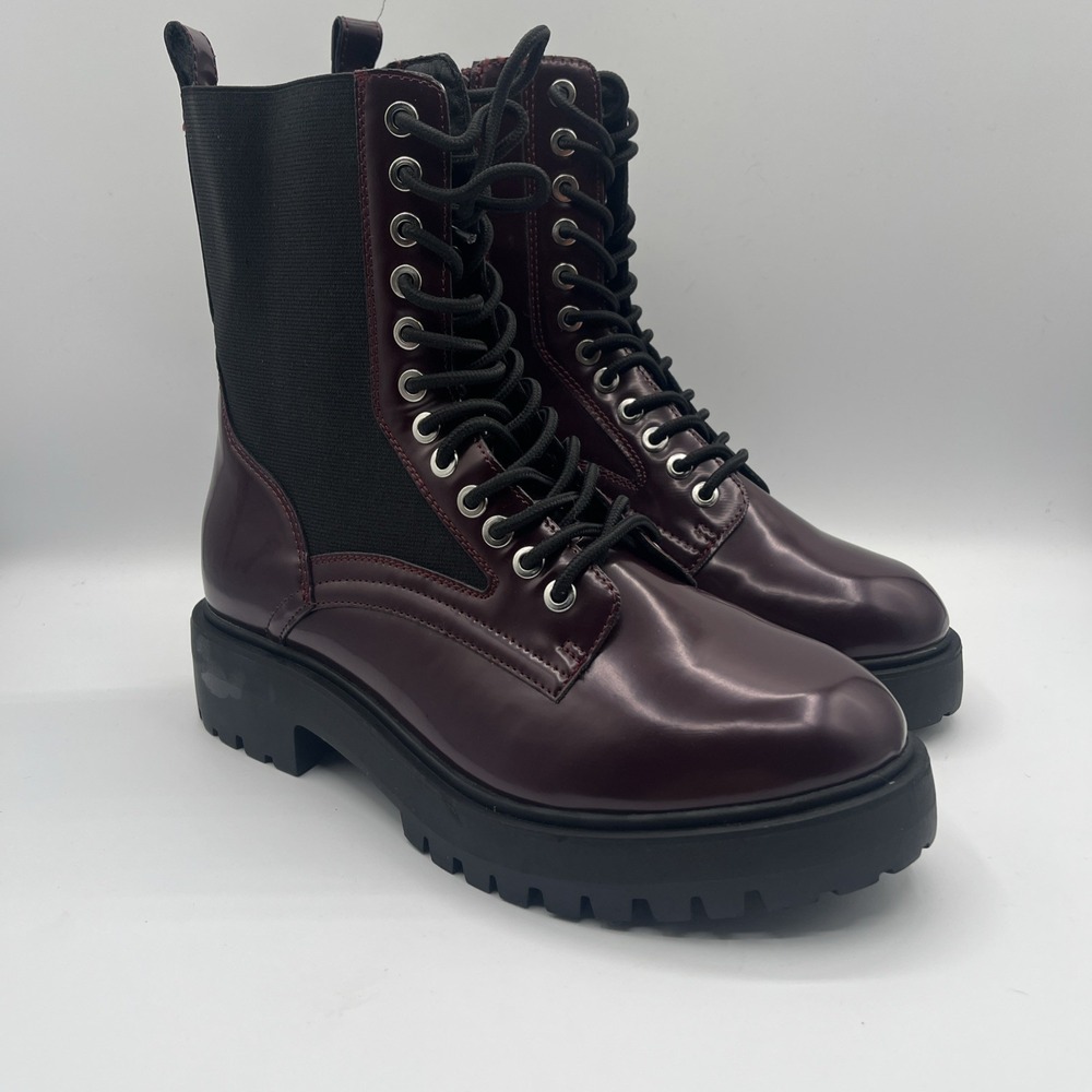 Torrid Plus Size 8WW Lace -Up Combat Bootie Boots